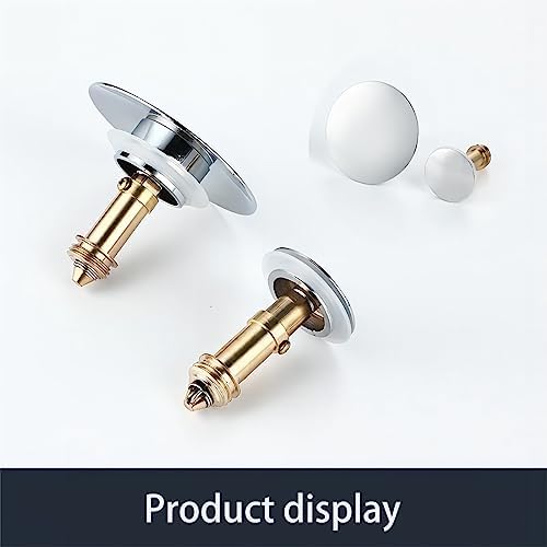 1 Piece Basin Pop-Up Plug Stopper, 36mm Messing Pop-Up Stopper, Roze Component Vervanging voor Badkamer 5