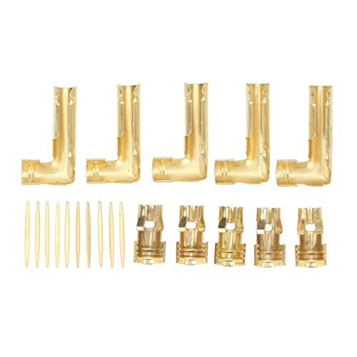 Spark Plug Sleeve Connection Kit, 90 Degree Rubber Spark Plug Sleeves, HEI Distributeur en ontstekingssleeves, voor 6-10 Mm Wires 5