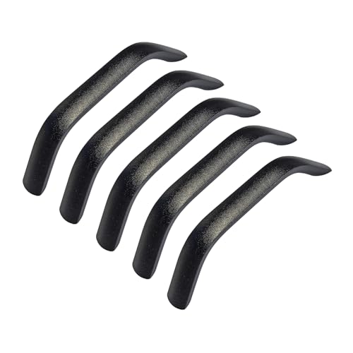 Arch handvat, kast handvat voor laden of keuken / badkamer deuren, gat centrum: 288 mm, lengte: 303 mm, 10 stuks, zwart