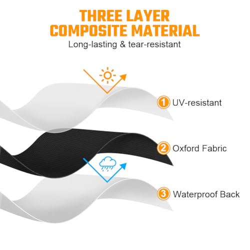 BBQ Covers, Waterdichte BBQ Covers, Gas Grill Barbecue Bescherming Winddicht, Outdoor Covers voor Barbecue, Tear-Resistant en UV-bestendig BBQ Covers, voor Weber Brinkmann Char 4