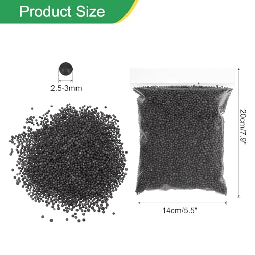 Schuimkralen 2.5-3mm Schuimballen Mini Kleine schuim ballen Polystyreen kralen voor DIY Craft Supplies bruiloft partij decoratie kunst zelfgemaakte zwart