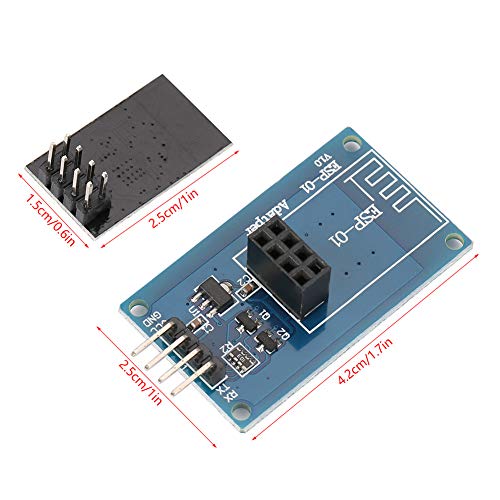 Wal Front ESP8266 ESP-01 Serial WiFi Transceiver Module met ESP-01 Adapter voor netwerken, Smart Home Project 5