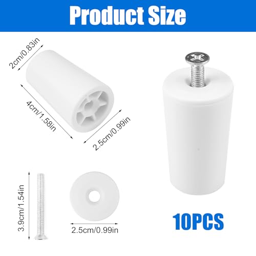 10 st Roller Shutter Stopper 40mm, Stop Buffer Shutter Stopper Eenvoudig te installeren, Roller Shutter Stopper voorkomt dat de Roller Shutter Curtain te veel rollen op de cover of in de gids rail