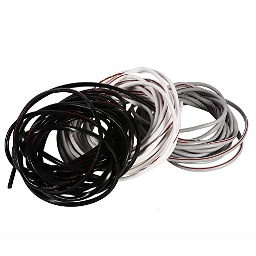 Autodeur Beschermende Tape, 5 m, Bumper Seal Scratch-Resistant voor auto deur, U-Shape, Rubber (zwart) 4