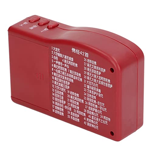 Boeddhist Prayer Machine, Boeddha speler Boeddha Slapen Sound Machine met 42 Pieces Boeddhistische Geschriften voor Boeddhistische Lovers