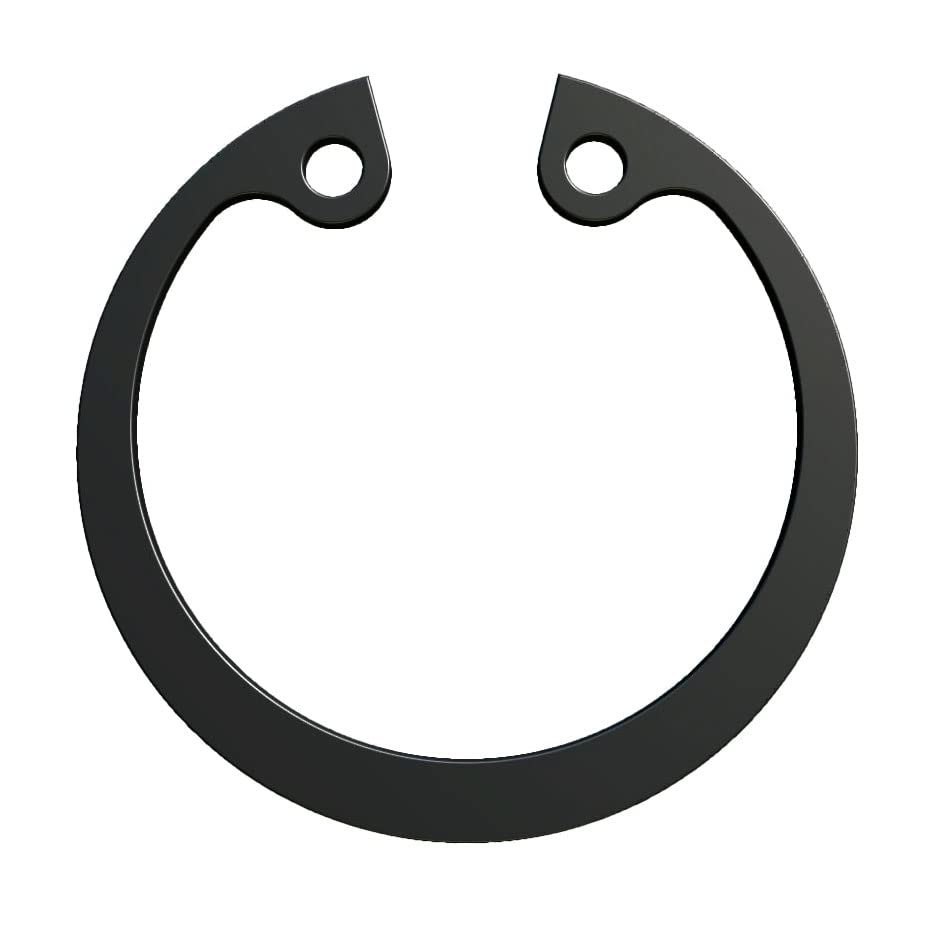 17mm Remaining Ring, Interne C Clips, Heavy Duty Remaining Rings, Carbon Steel Remaining Ringen met Zwarte Fosfaat Finish, DIN 472 Rotor Clamp houder met Grab Holes (Pack van 10) 4