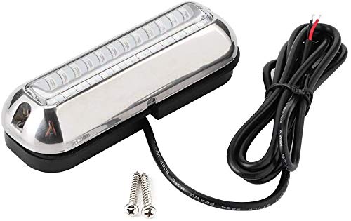 39LED Onderwater Bootverlichting Roestvrij stalen Pontoon Marine Tail Lights voor Zwemmen Rijden Vissen, Waterdicht IP68 Bulb (Blauw)