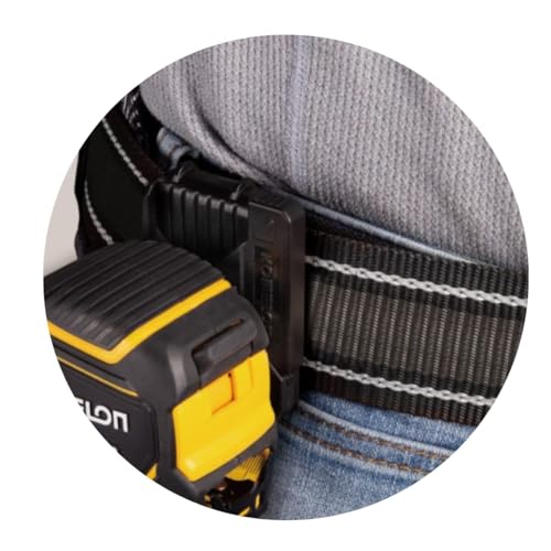 Zee 2 Pack Roller Gauge houder voor riem - Universele Roller Gauge houder Set, Safe Quick Release Design, Dubbele gemak voor gereedschapsgordel, Ideaal voor professioneel en DIY Gebruik 5