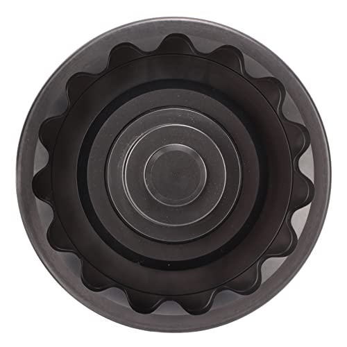 Center Lock Wheel Nut Socket Wrench, Drive 15 Teeth Center Lock Wheel Nut Cap Aluminium Verwijderaar Installeersleutel Reparatie gereedschap voor 911 GT3 918 Cayman 5