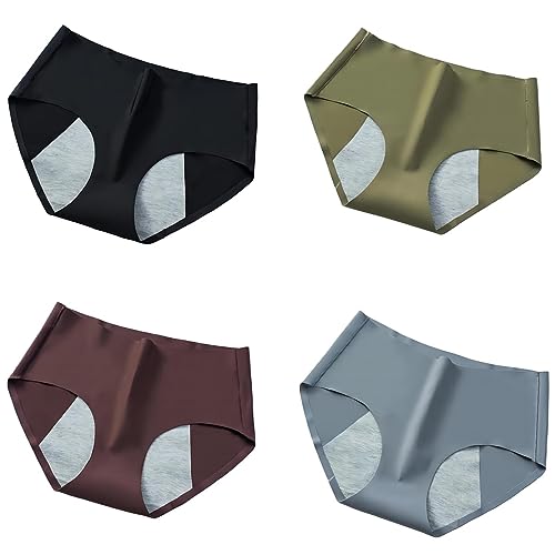 4 Stuks Menstruele Brief voor Vrouwen, Leakproof Menstruation Underpants, Vrouwen Naadloze Knickers -S