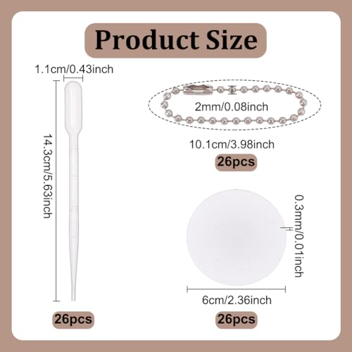 26 sets doe-het-zelf tekstuur kunst tekenpapier, 3D Magic Foam Painting Kit metijzeren bal tag tickets en plastic druppelaars voor het schilderen van kunst ambachtelijke voordelen, plat