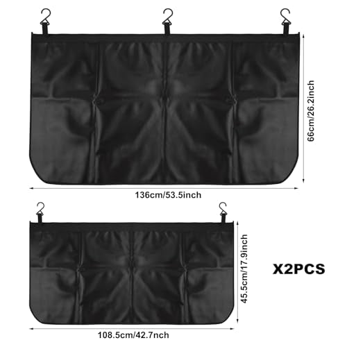 Auto Fender Beschermers 3 stuks Auto Reparatie Mudguard Mudguard Universele magnetische Fender Mat met haak voor het schoonmaken van auto (M)