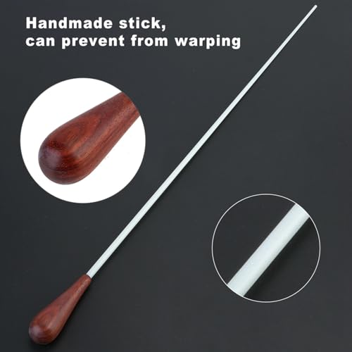 Music Stick, Padouk Sleeve Dirigent Wand met Tube voor Koor Symphony Concert 3