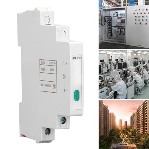 LED-indicator Din Rail Mount JD9 H1D 230V AC DC voor Distribution Box CNC Draaibank Woongebieden (3) 4