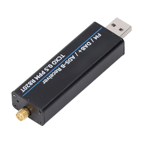 RTL SDR Receiver, 100KHz tot 1766MHz, RTL2832U R820T2, 0,5 PPM TCXO, Programmatically Defined Radio Receiver, SDR Hardwaresleutel, SDR Ontvanger