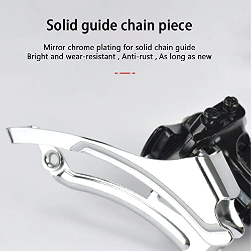 Fietsfront Derailleur, aluminium mountainbike Derailleur Fietsenfront Derailleur Shifter Fietsaccessoires voor 42-34-24T / 42-32-22T 3 tanden kettingen fietsen & onderdelen 5