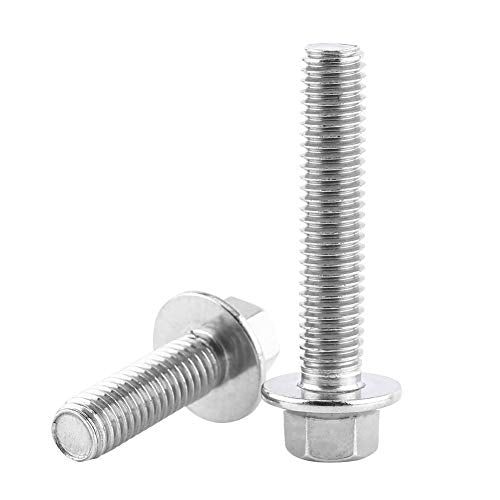 10 st M8 flensbouten zeskantkopschroeven met flens roestvrij staal 304 [M8x20]