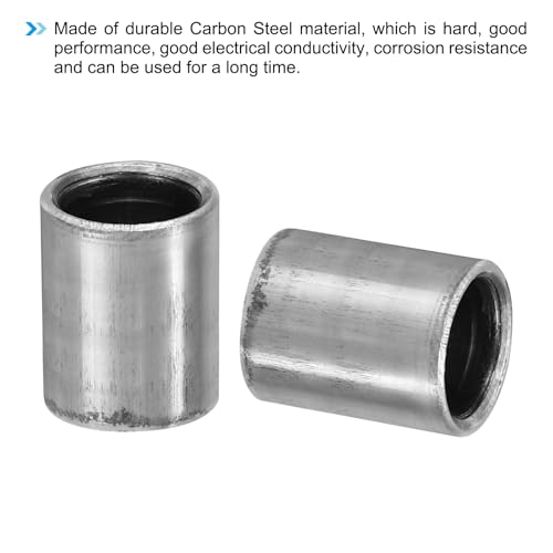 M8 Steel Standoffs, 12 stuks Metaal Standoffs Steel 8mm ID x 11mm OD x 16mm L Carbon Staalspacer schroefspacer ronde voor 5/16 inch of M8 schroefbouten 4