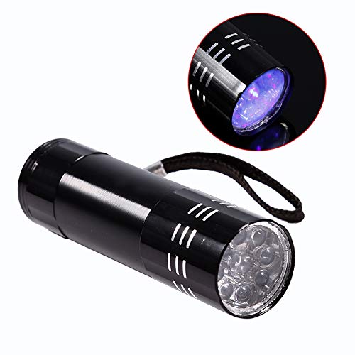 Climbing Tool Aluminium Legering 9 Led Ultra Violet zaklamp achtergrondverlichting lichtlamp zaklampen