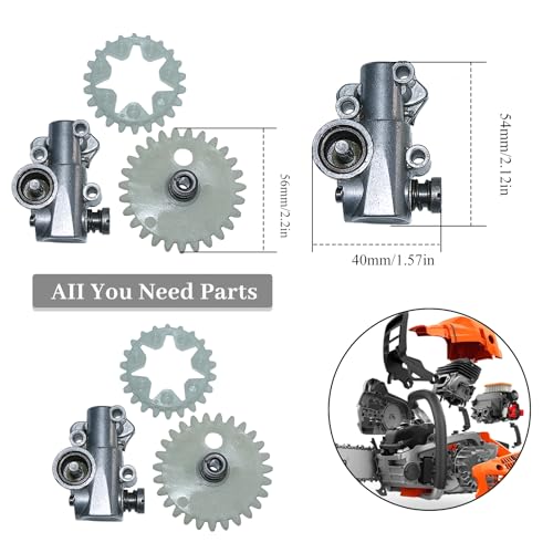 Oliepomp Worm Gear Oiler Spur Wheel Fit STIHL MS380 MS381 038 038AV 038 Super Magnum MS 380 381 kettingzaag Delen 11196403200