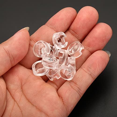 13 mm LED Convex Lens, 20 stuks, 100 graden Straalhoek, Acryl LED, Optic, Convex, Convex condensator Lens voor 1W, 3W, LED, Infrarood kralen, Transparant 5