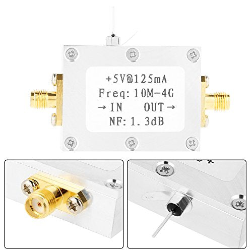 Low Noise Amplifier, 1pc Low Noise Amplifier 21dB High Gain LNA 0,01-4GHZ Bandbreedte NF=1.3dB RF-versterkermodulebord 4