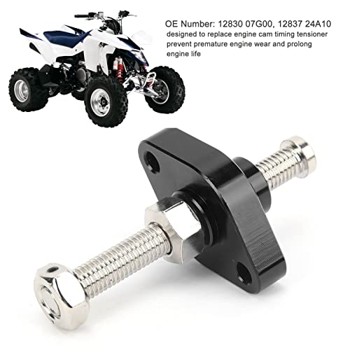 Handbediende kettingspanner, 12837 24A10 Cam Timing Chain Tensioner Handleiding Motor Richter Vervanging voor Suzuki Quadsport Z400 LTZ400 LTZ400Z(Zwart)