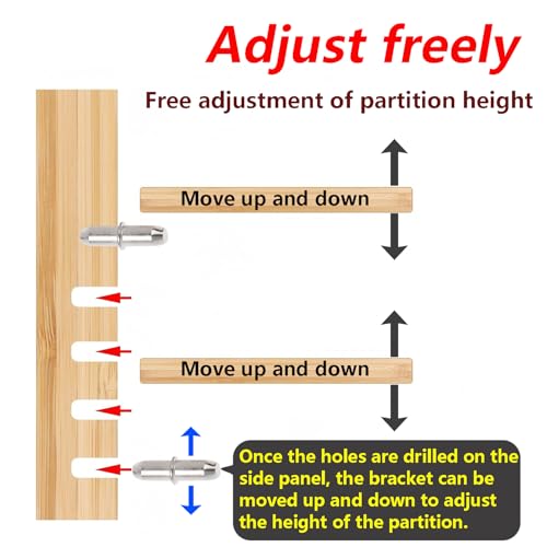 12 stuks plankhouders, planksteunen, 5mm bouten, plankhouders, plankhouder 4