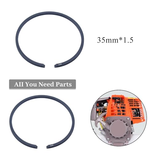 35mm x 1,5mm piston Ringvorm voor Stihl FS120 R FS160 FS300 BT 120C BT121 trimmer