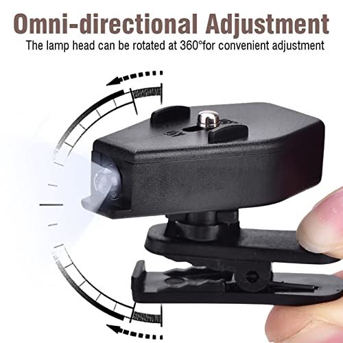 USB Oplaadbare Clip On Light voor 1 paar Led Clip Op Oogglas Lamp Licht Boek Lampen voor Nacht lezen Vismateriaal Onderhoud 3