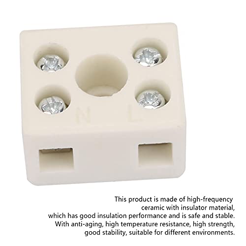 Keramische Terminal Blok 5 st Hoge kwaliteit Draad Connector 2 Positie 5 Hole Keramische Bedrading Terminal Blok 4