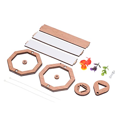 DIY Caleidoscoop Kit, Ontwikkel Creativiteit Stimuleren Verbeelding Kinderen Kaleidoscope, Beuk Rotating Kaleidoscope Kit voor kinderen 3