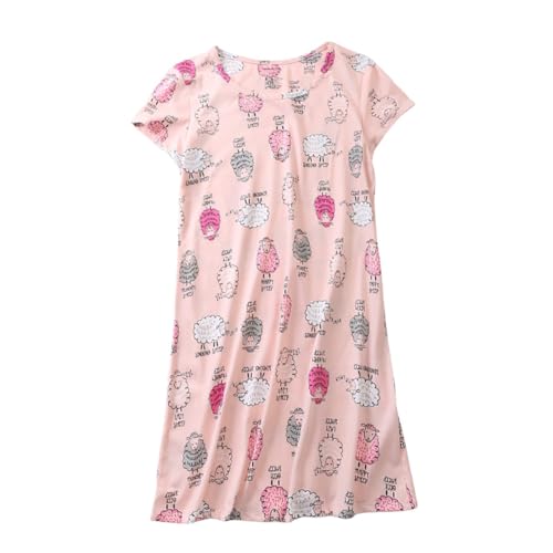 Nighties vrouwen korte mouwen katoen afdrukken nachtjapon korte mouw boven knie nachtjapon vrouwen zomer loungewear slaapkleding