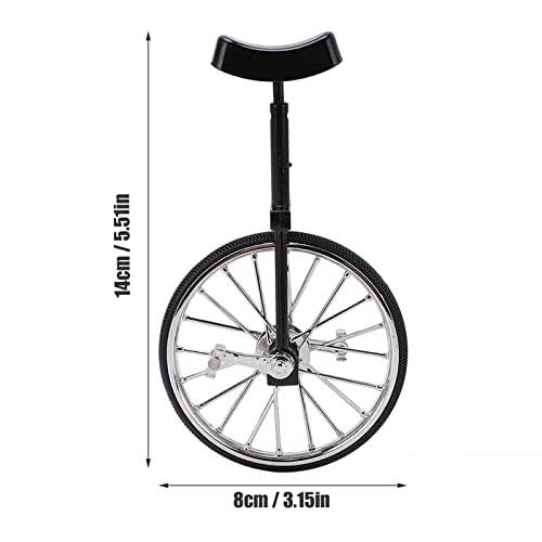 Fiets Ornament, Mini Eenwieler Model Hoge Simulatie Duurzame Stevige Legering Exquise Ontwerp Breed Toepasselijkheid Mini Unicycle Ornament