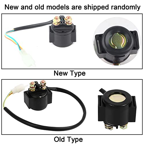 Motorfiets Starter Solenoïde Relais voor Chinese Scooter ATV Dirt Bikes Scooters Go Kart Dne Buggys Quad 4 Wheelers Pit Bike bromfiets motor start, getoond als foto 3