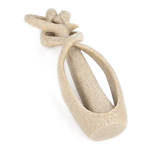 Zandsteen standbeeld, handgemaakte zandsteen Kiss Lovers Paar standbeeld, Abstract Sculptuur Figurine, Kunstbeeld, Ambacht Decoratie, Geschikt voor Office en Home Decoraties