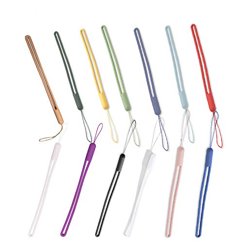 Donkergroen 2PCS verstelbare kleurrijke Siliconen hand polsband Lanyard Waterdicht voor mobiele telefoon, USB Flash Drive, Mp3, Mp4, Mini Camera