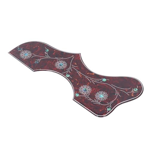Celluloid Acoustic Guitar Pickguard, 2.5mm Dikte, Scratch Protection, Zelfklevende Sticker, Volksgitaar Decoratie