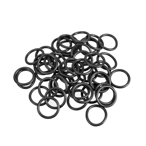 50St Nitrilrubber O-Ringen, 34mm Buitendiameter 30mm Binnendiameter 2mm Breedte Metrische Afdichtingsring, Rubberen Ringen O-Ringen Houdt stand voor Kraan Loodgieterswerk Autoreparatie