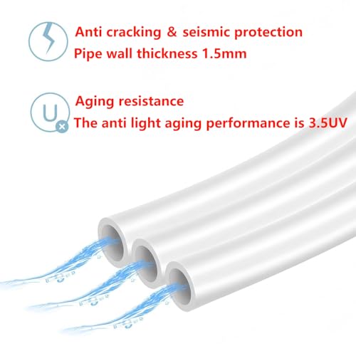 3/8 Inch PE slang, Koelkast slang, Osmose slang, 2m waterleiding, voor waterfilter, koelkasten, RO waterfiltersysteem 3