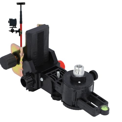 Fine Tuning Bracket Level Tool Adapter, Telescopische Pole Cradle Head Leveling Tool Multifunctioneel 360 graden Rotatie Telescopische Pole Cradle Head