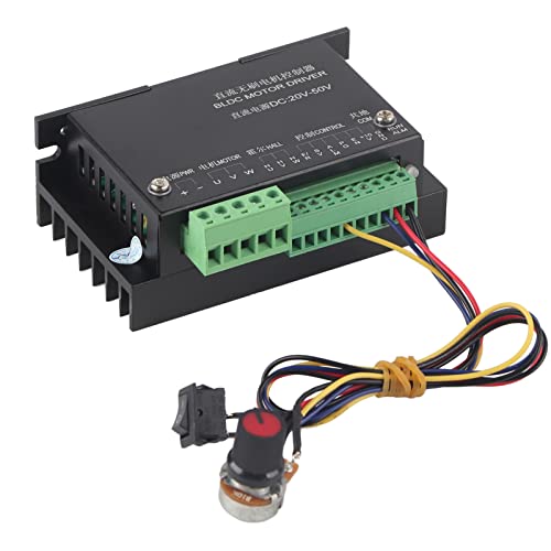 BLDC Motor Driver, WS55-220 DC 48V 500W 3 Fase Motor Driver High Speed CNC Brushless Spindle BLDC Motor Driver Controller, Motor Speed Controllers