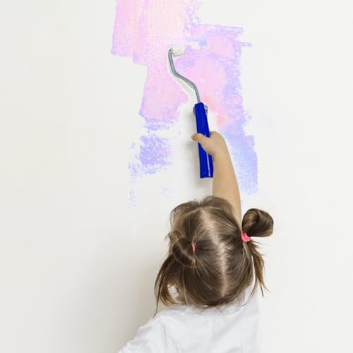 Mini schuim verfroller, verfroller met stabiele verfbak, verfrolset, Geschikt voor muren, meubels en schilderijen 5