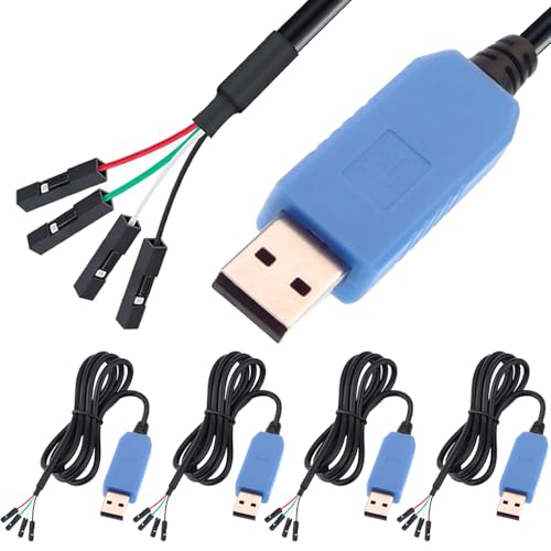 USB naar TTL Serial 3.3V Adapter Kabel USB Plug naar TX RX Bus met 0,1 Inch Divider en PL2303TA Prolific Chip (1.8m)