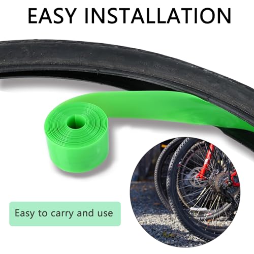 Verpakking van 2 Fietsbanden, 3,8 x 0,1 x 230 cm, Fietsbandenbescherming, Leakage Protection voor Fietsen, Compatibel met 700C 62,2 cm / 66 cm/73,6 cm 4