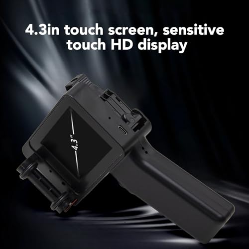 Mini Handheld Inkjet Printer Gun Portable met HD LED 4.3in Touch Screen N6 Zonder 12.7mm voor QR code Barcode 4