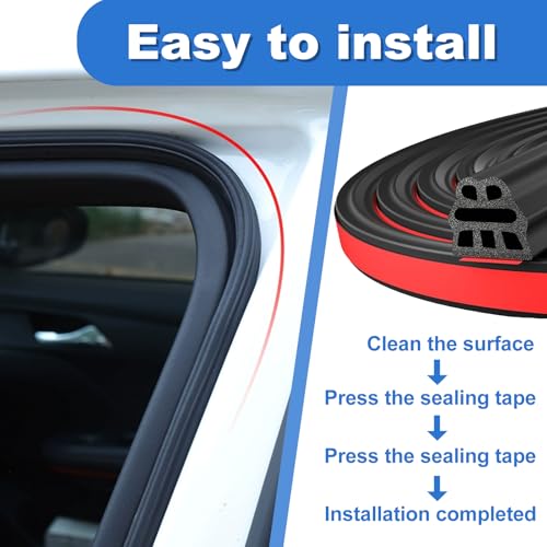 5 m Universal Deur Seal, Rubber Seal, Self-Adhesive, Droge Gaten, Waterdicht, Autobescherming voor Auto, Auto, Motorfiets, Boot 5