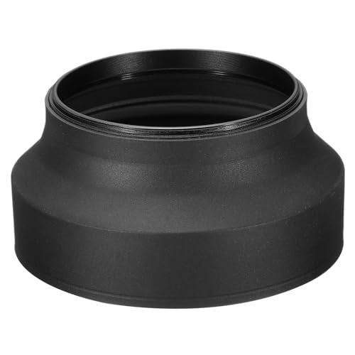 82mm Camera lenshoes, rubber inklapbare lensbeschermer Anti-glans blokkeert overtollig zonlicht om Lens Flare en Glare te verminderen, Camera Afbeeldingen en Video verbeteren, Zwart