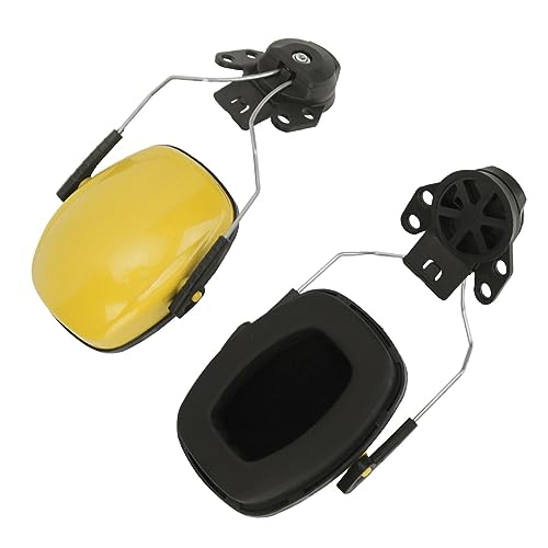 Spacnana Veiligheidshelm Earmuffs, Noise Reducation Helm Earmuffs, Noise Blocker Gehoorbescherming, Comfortabele Earmuffs voor Houtbewerking, Oormuffs