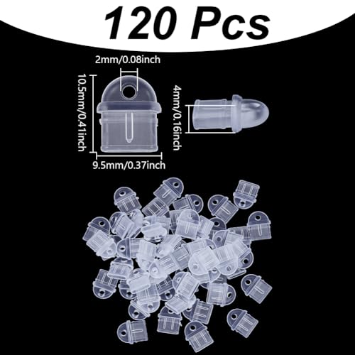120 stuks USB type C stofdicht Plugs Clear Soft Port Beschermhoesjes voor Type-C Smartphones Tablets Laptops Universal Fit